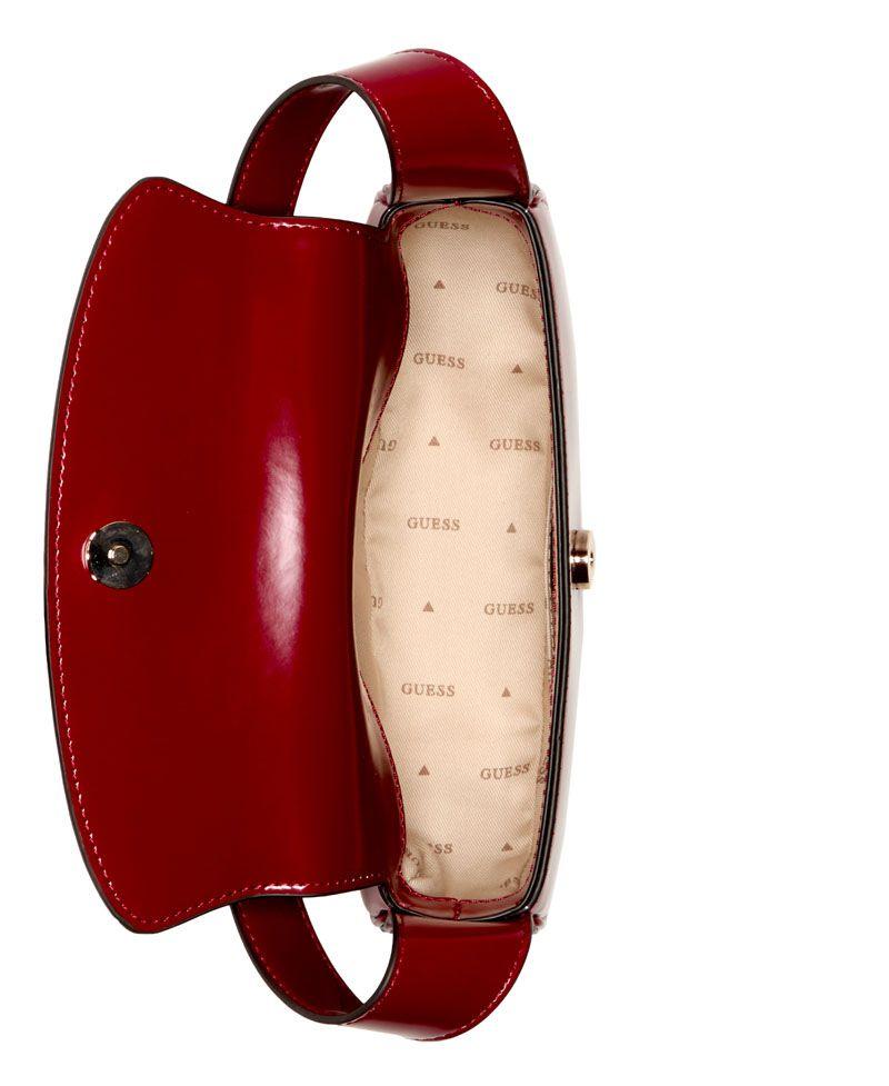 Cartera Guess Mujer Arnela Flap Shoulder Bag Rojo-3