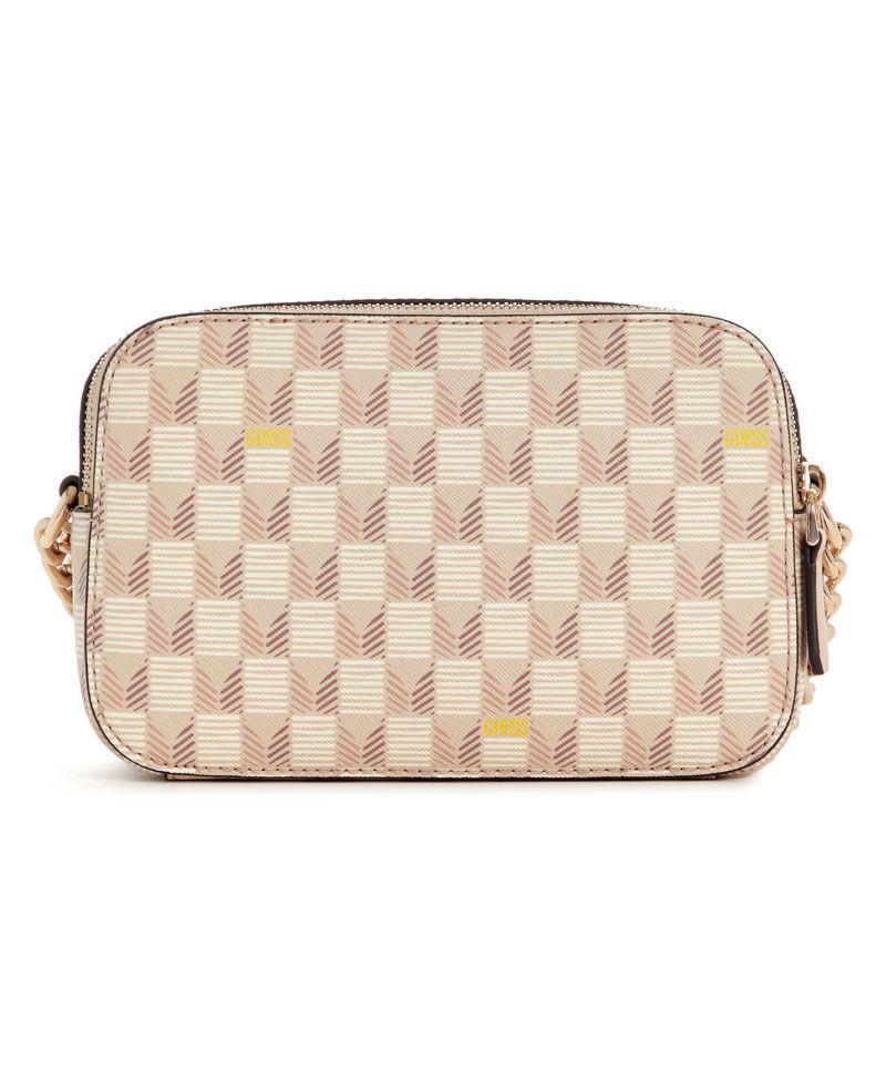 Cartera Guess Mujer G Wave Camera Crossbody Beige-2