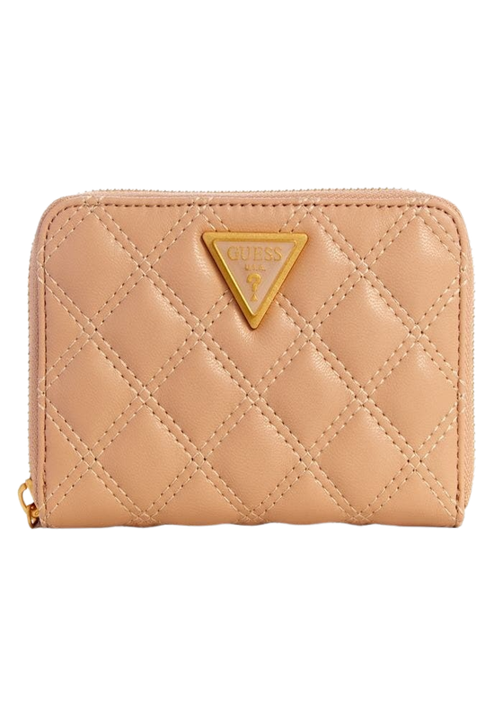Billetera Guess Mujer Giully Slg Medium Zip Around Beige-0