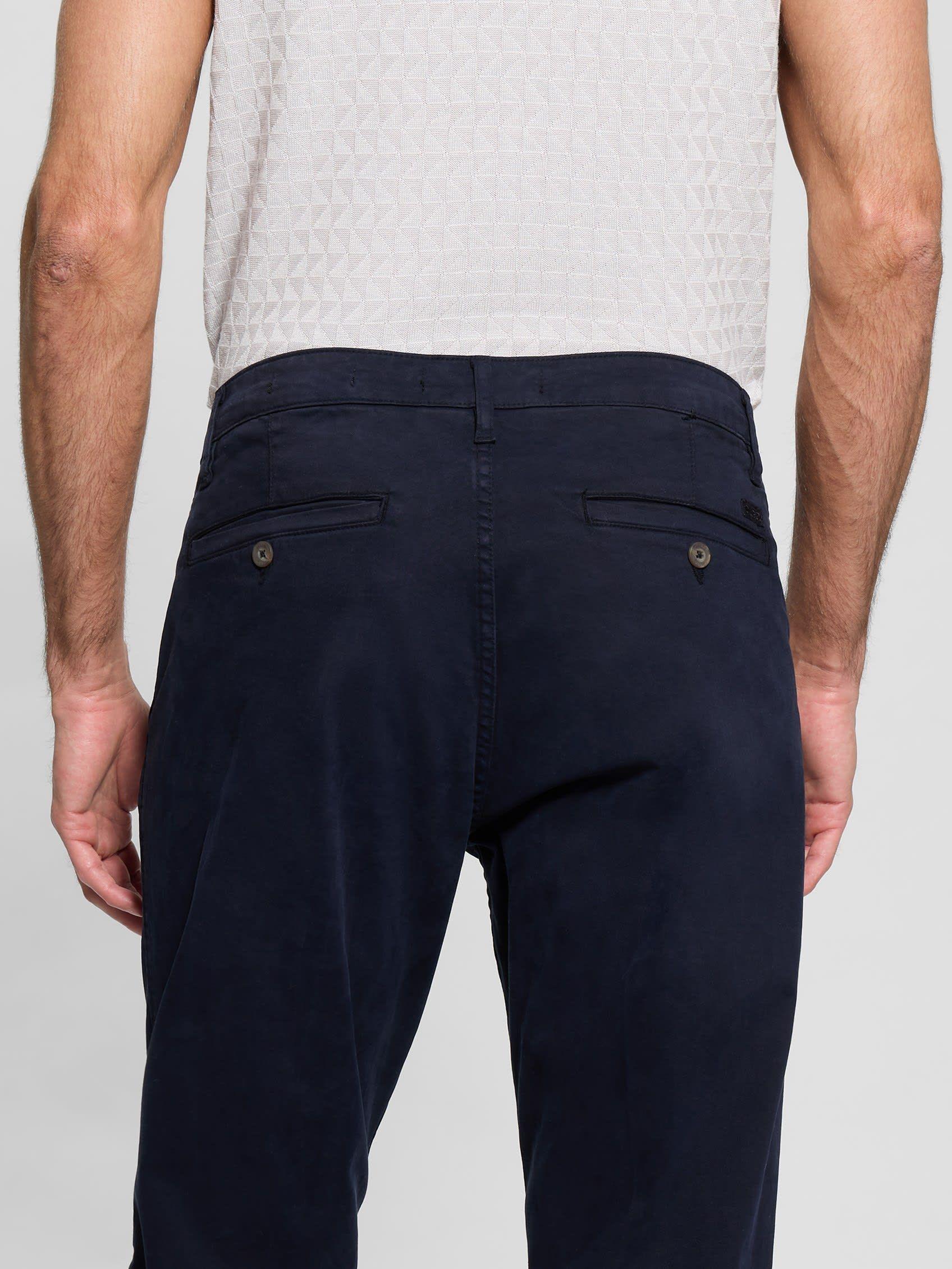 Pantalon Guess Hombre Angels Chino Azul-3