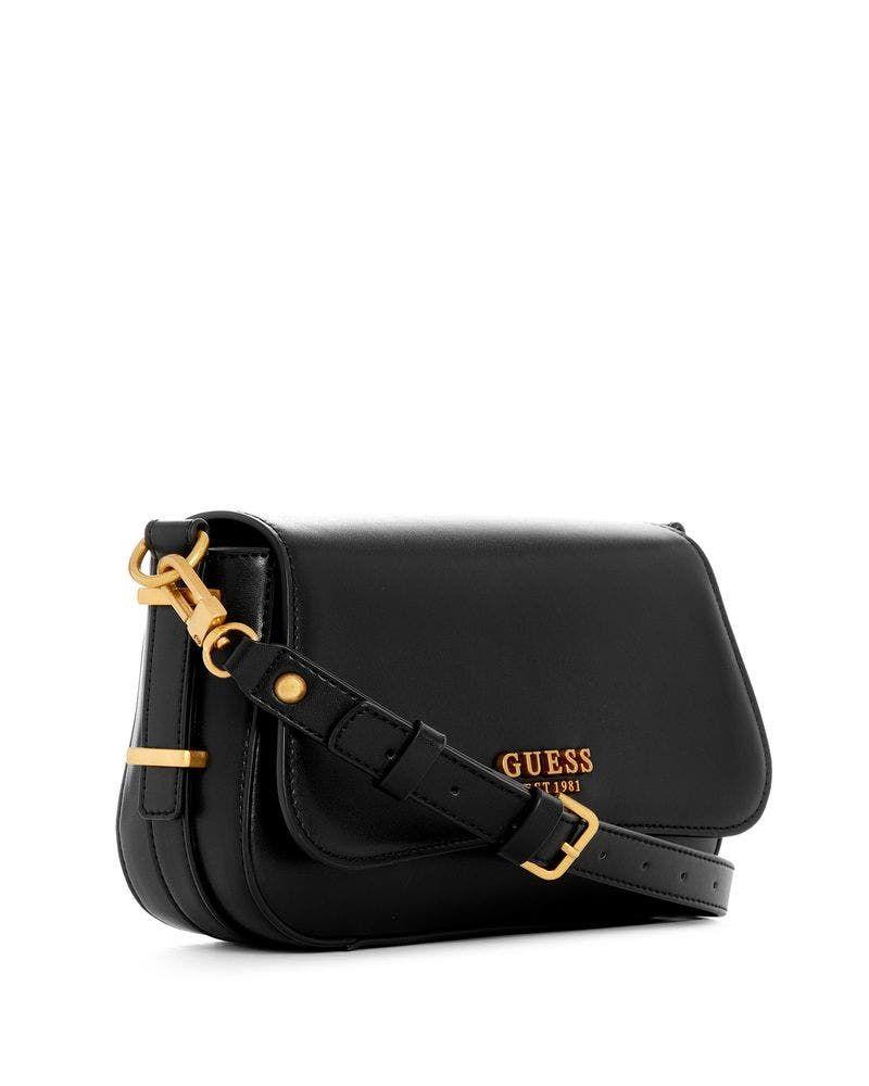 Cartera Guess Mujer Sarita Convertible Xbody Flap Negro-1