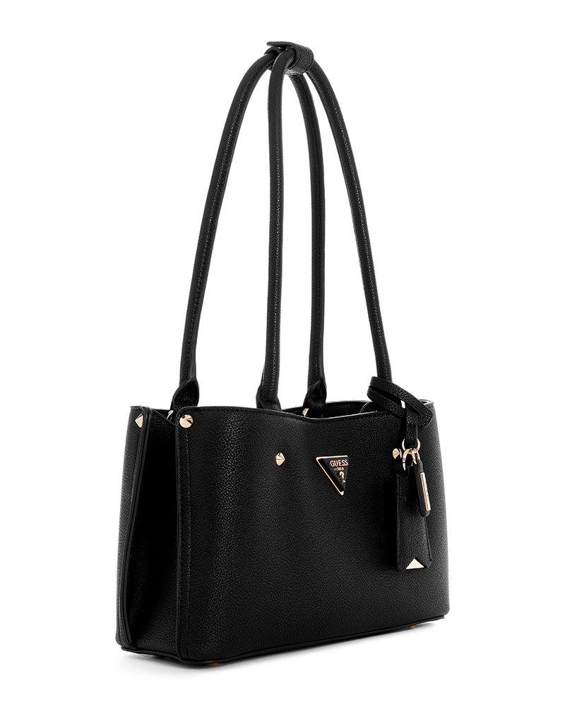 Cartera Guess Mujer Meridian Ii Shoulder Satchel Negro-3