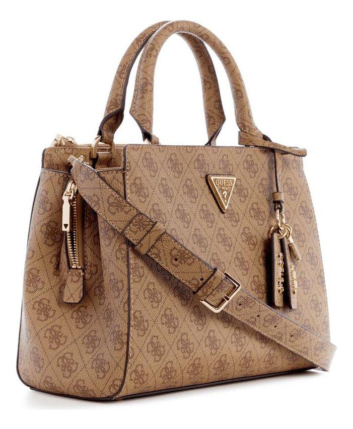 Cartera Guess Mujer Eco Elements Grlfrnd Satchel Café-1