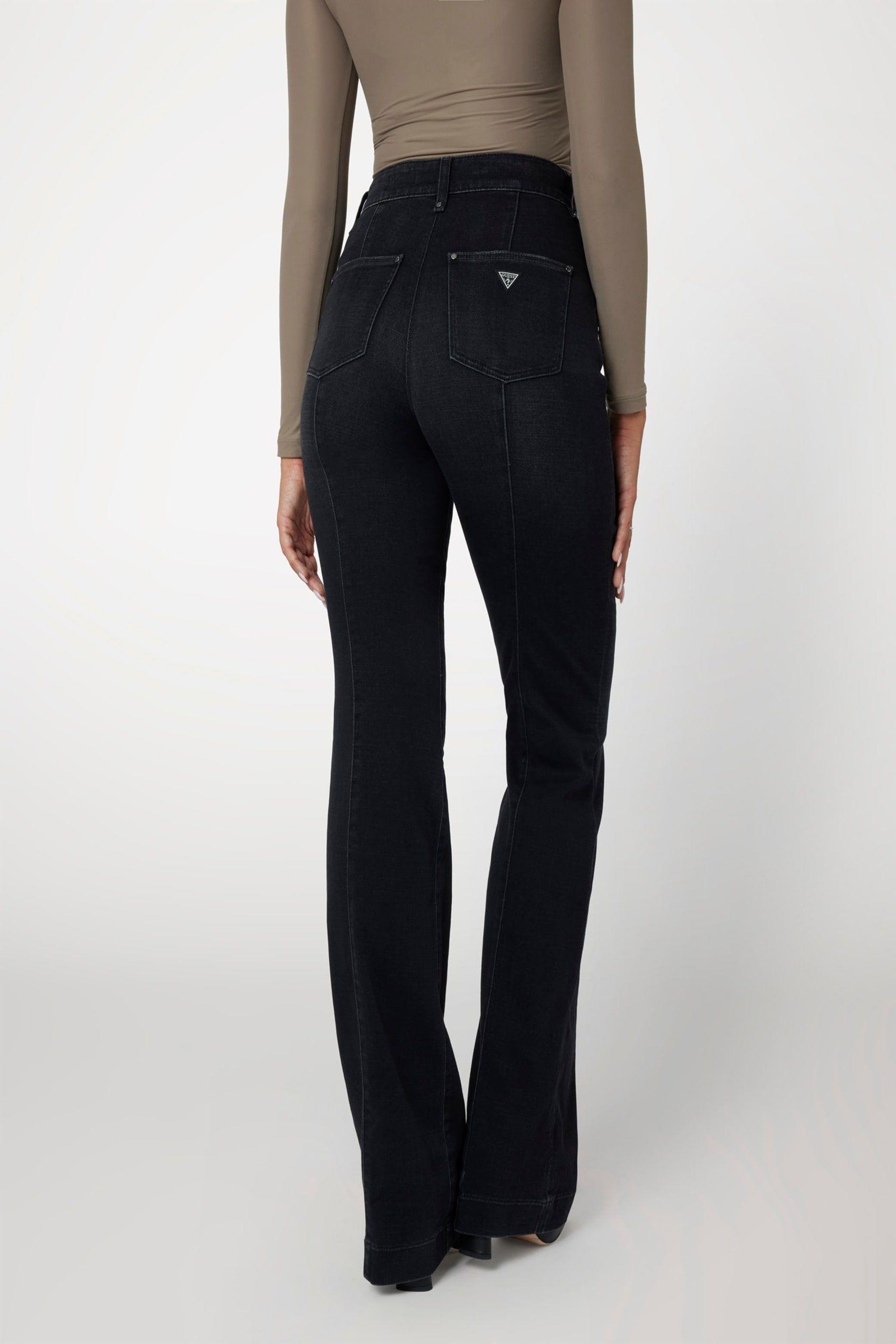 Jeans Guess Mujer New Faye Pant Negro-2