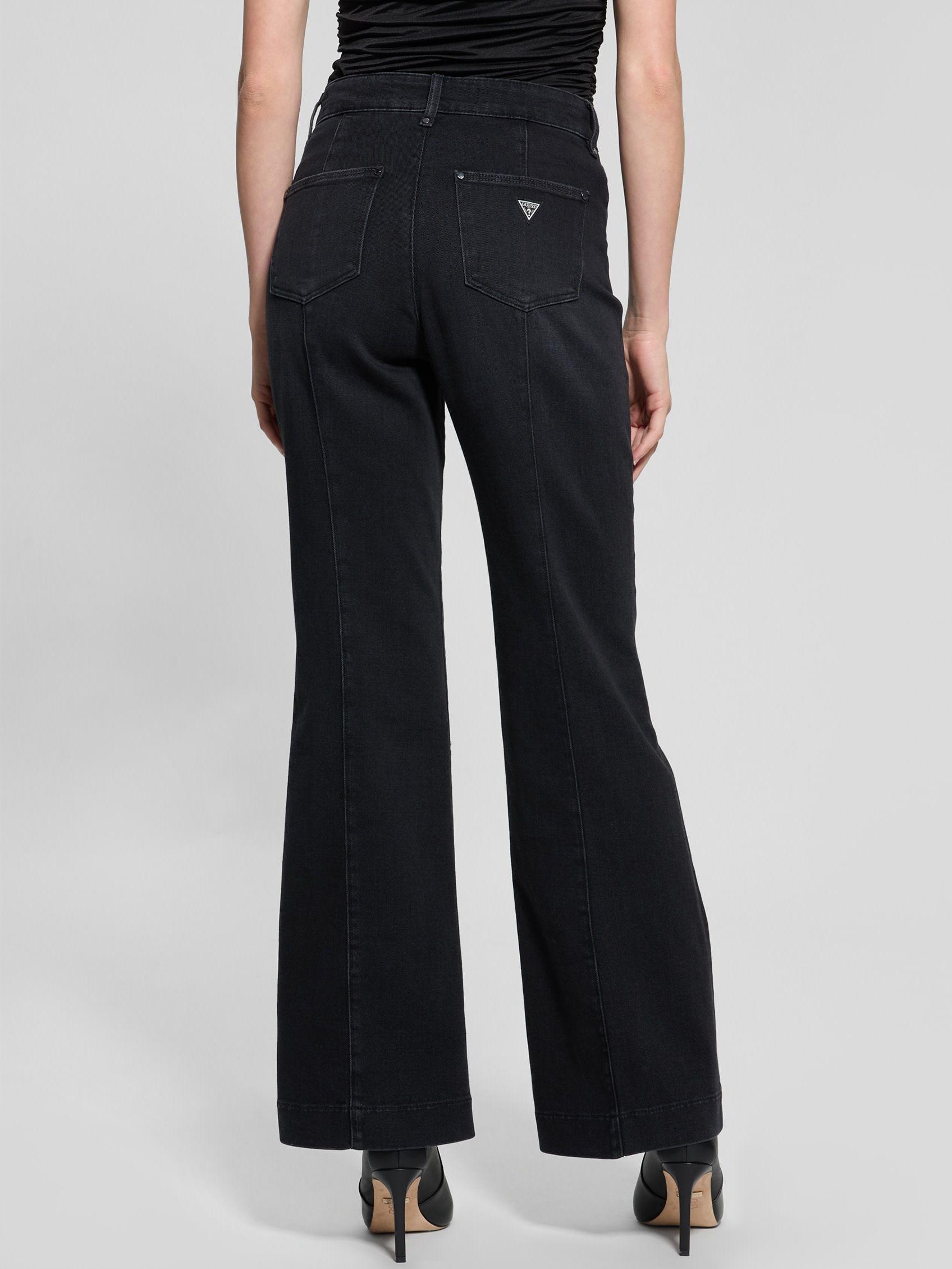 Jeans Guess Mujer New Faye Pant Negro-3