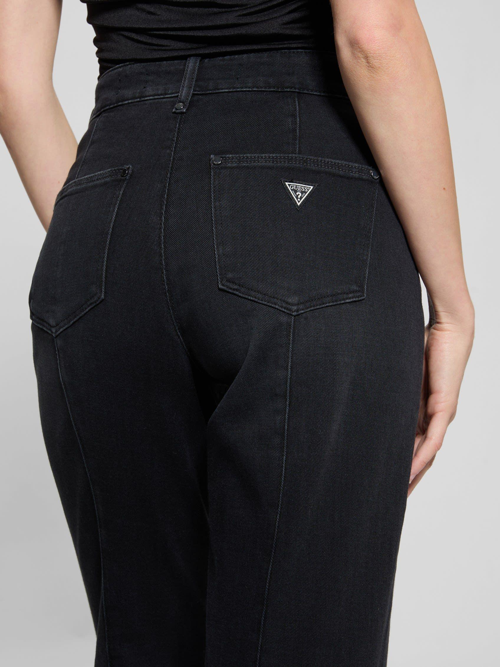 Jeans Guess Mujer New Faye Pant Negro-5