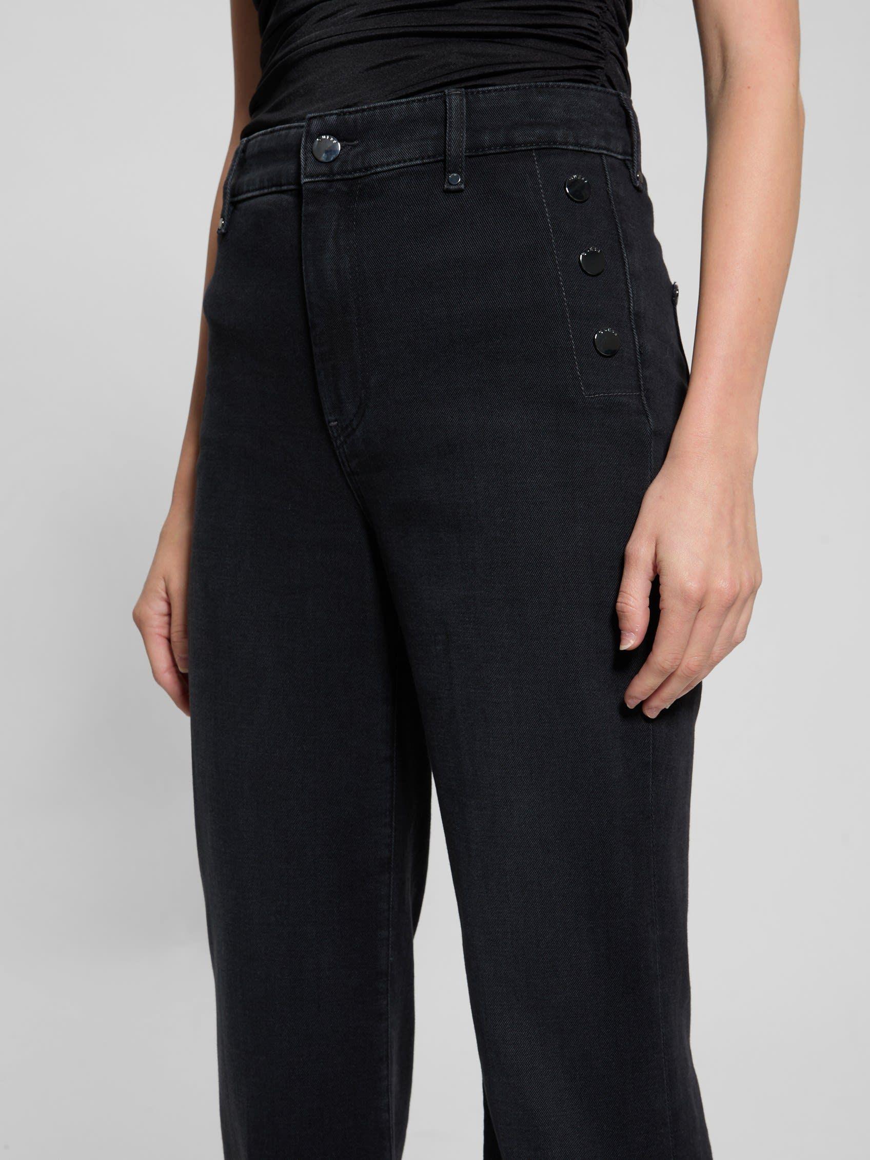 Jeans Guess Mujer New Faye Pant Negro-6