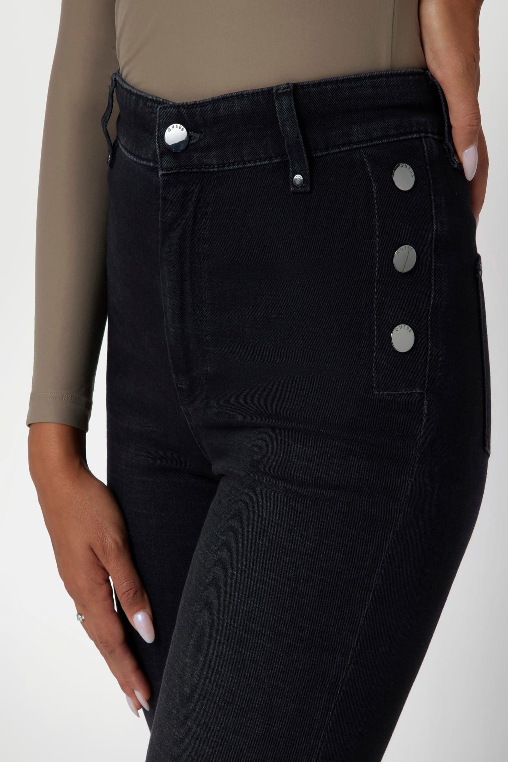 Jeans Guess Mujer New Faye Pant Negro-7
