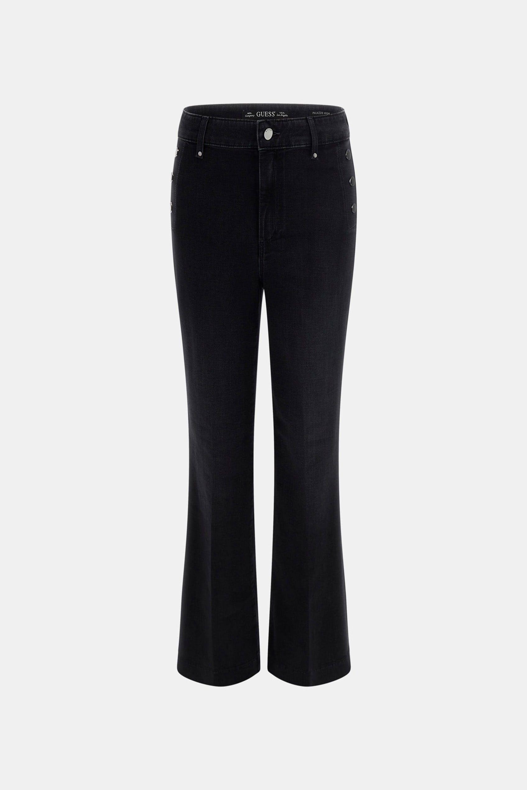Jeans Guess Mujer New Faye Pant Negro-8