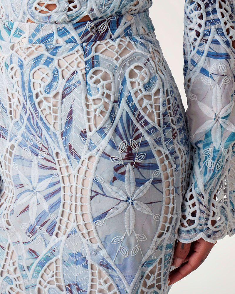 Falda Anastasia Embro Mini Skirt Multicolor-3