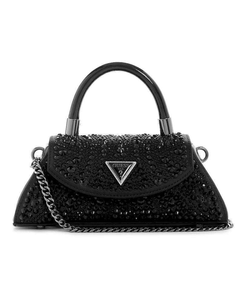Cartera Guess Mujer Beauvoir Top Handle Flap Negro-0