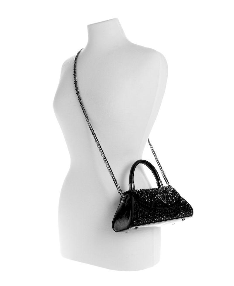 Cartera Guess Mujer Beauvoir Top Handle Flap Negro-4