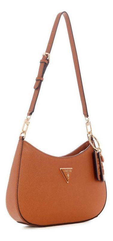 Cartera Guess Mujer Noelle Top Zip Shoulder Bag - Café-1