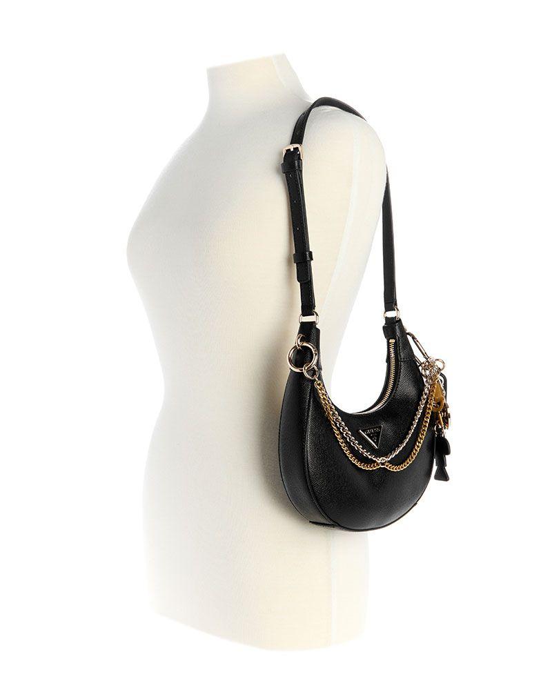 Cartera Guess Mujer Davina Shoulder Bag Negro-4