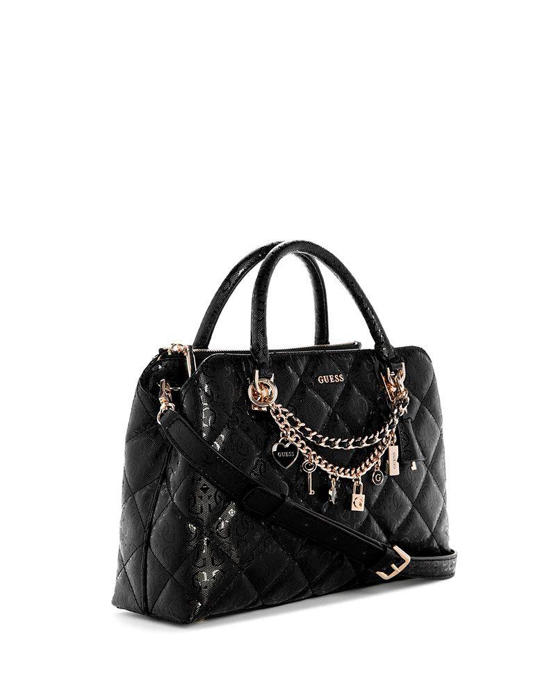 Cartera Libby 2 Comp Satchel Negro-2