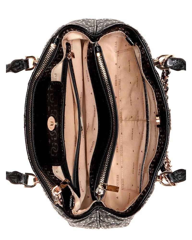 Cartera Libby 2 Comp Satchel Negro-4