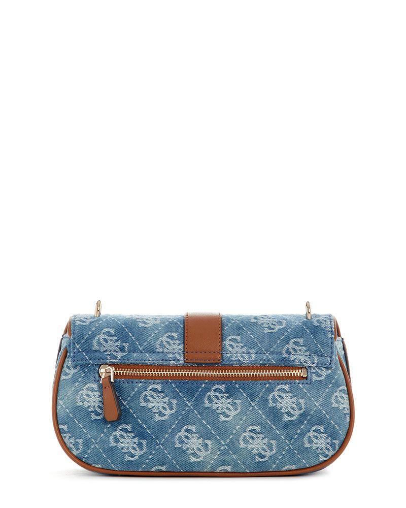 Cartera Jessa Flap Crossbody Denim-2