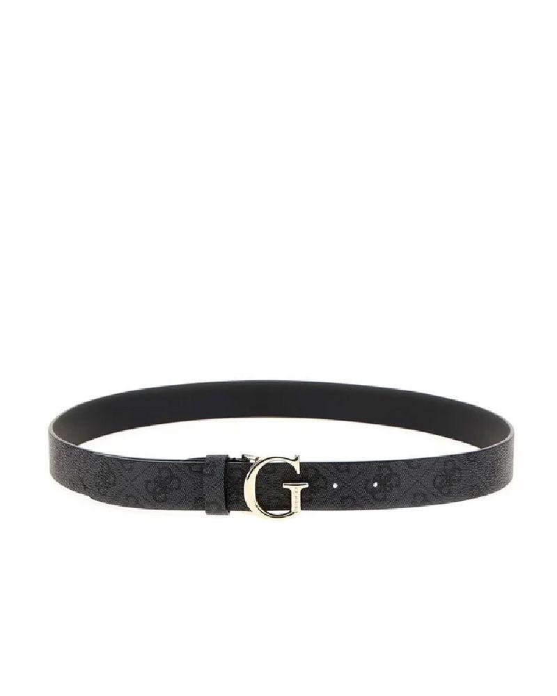 Cinturon Guess Mujer Noelle Logo Adj Pant Belt Gris-1