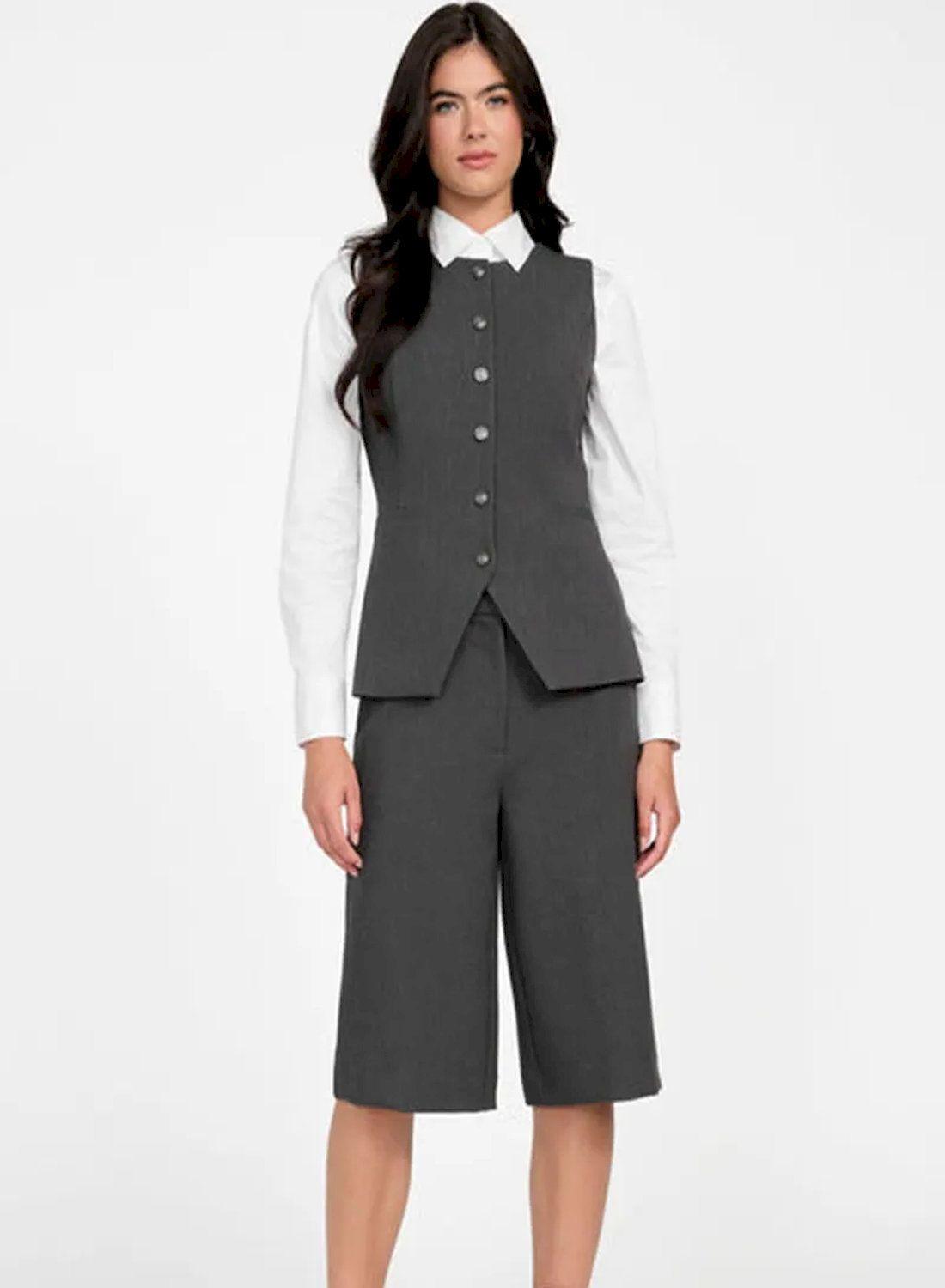 Short Guess Mujer Joandra City Bermuda Gris-3