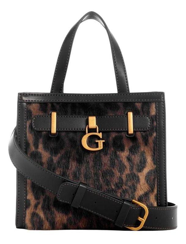 Mini Cartera Guess Mujer Bergen 2 Compartmnt Tote Multicolor-0