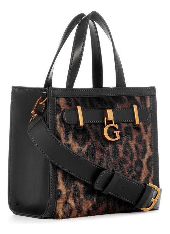 Mini Cartera Guess Mujer Bergen 2 Compartmnt Tote Multicolor-1