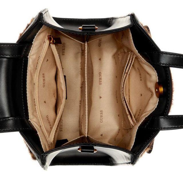 Mini Cartera Guess Mujer Bergen 2 Compartmnt Tote Multicolor-3