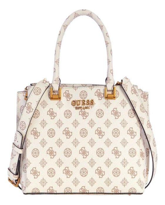 Cartera Guess Mujer Fynna Girlfriend Satchel Blanco-0