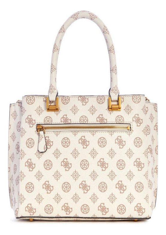 Cartera Guess Mujer Fynna Girlfriend Satchel Blanco-2