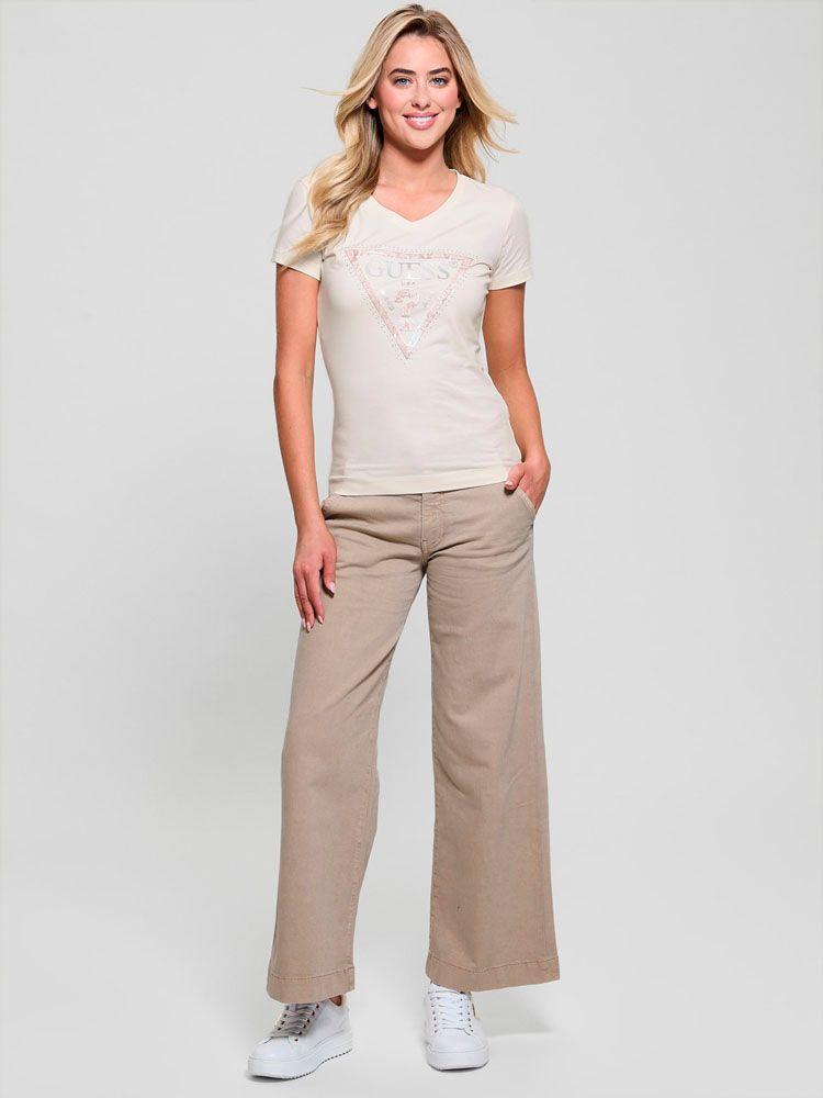 Polera Ss Vn Python Triangle Tee Blanco-2