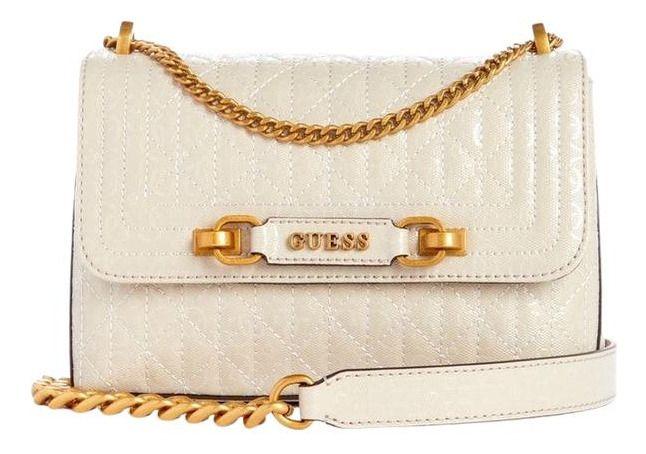 Cartera Guess Mujer Aveta Convertible Crossbdy Flp Crema-0
