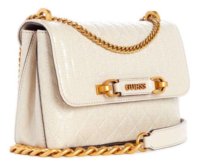 Cartera Guess Mujer Aveta Convertible Crossbdy Flp Crema-1