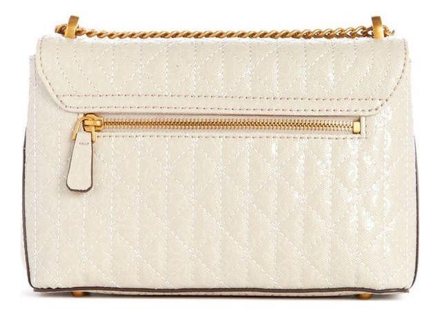 Cartera Guess Mujer Aveta Convertible Crossbdy Flp Crema-2