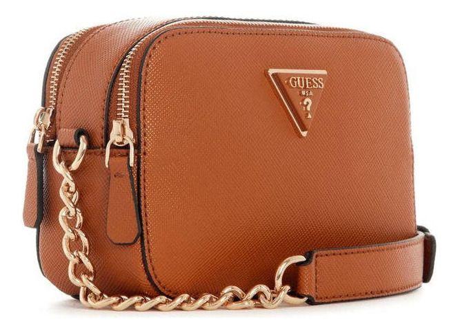 Cartera Guess Mujer Noelle Camera Crossbdy Café-1