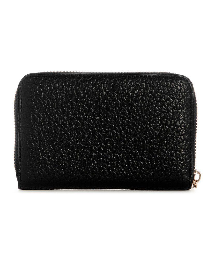 Billetera Guess Mujer Marsha Slg Medium Zip Around Negro-1