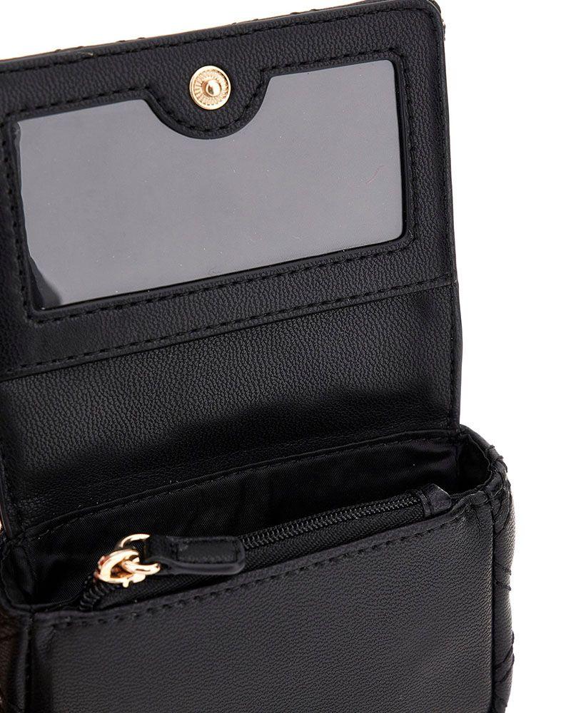 Monedero Guess Mujer Giully Micro Mini Negro-2