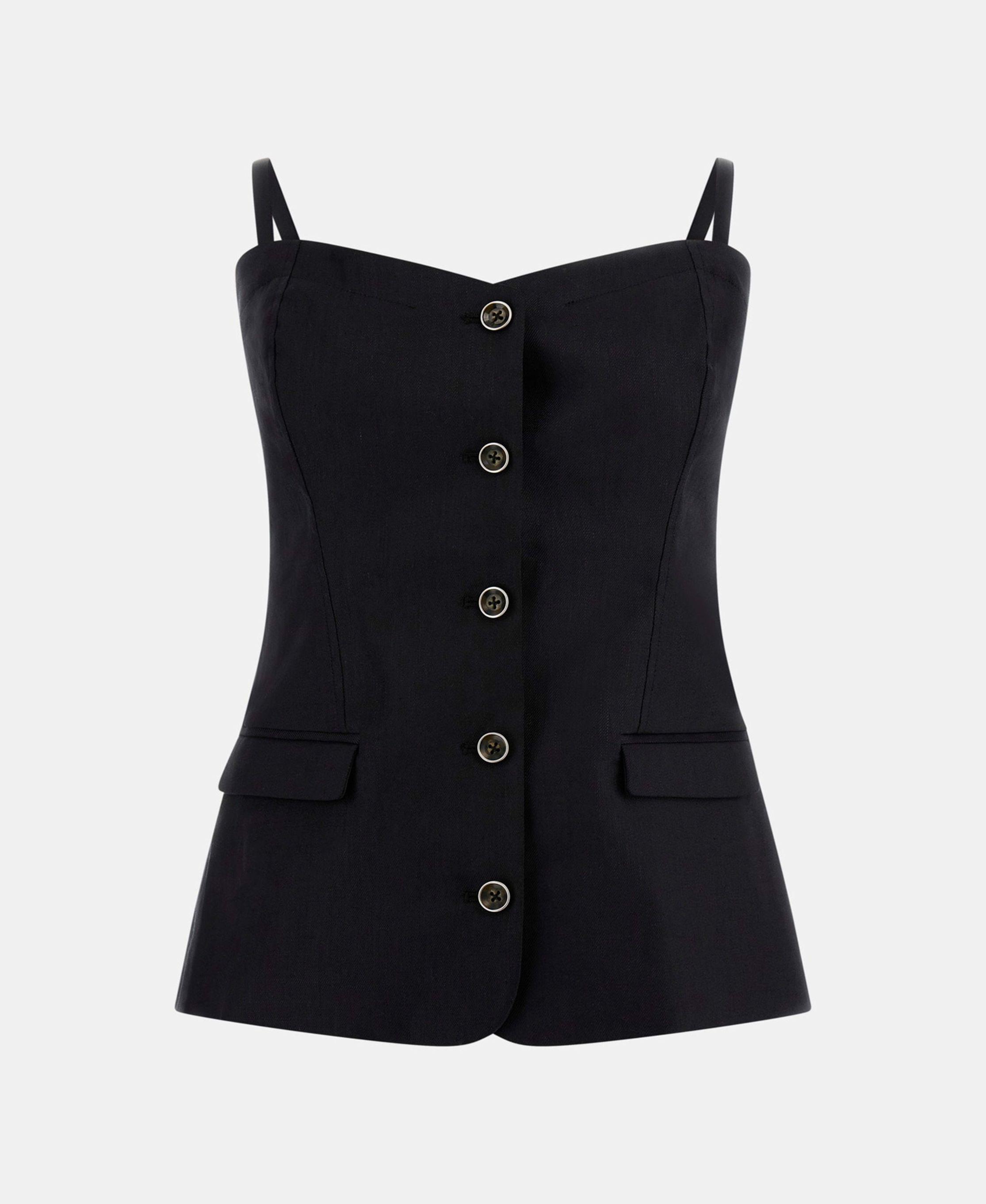 Polera Sl Isabeau Corset Top Negro-4