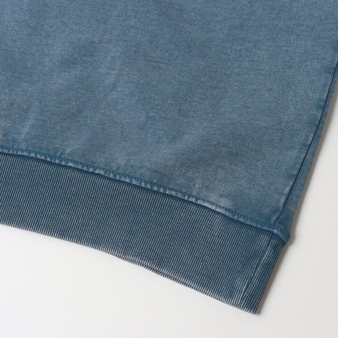 Poleron Guess Hombre Davis Terry Washed Crew Azul-3