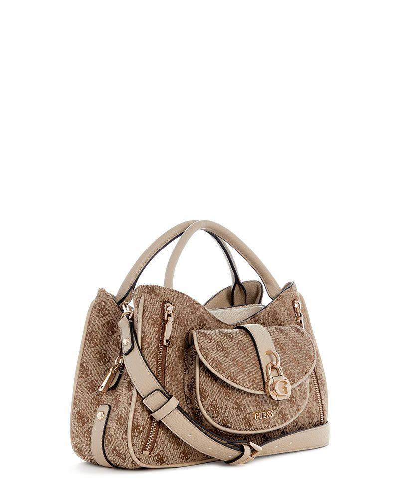 Cartera Jessa Girlfriend Satchel Café-1