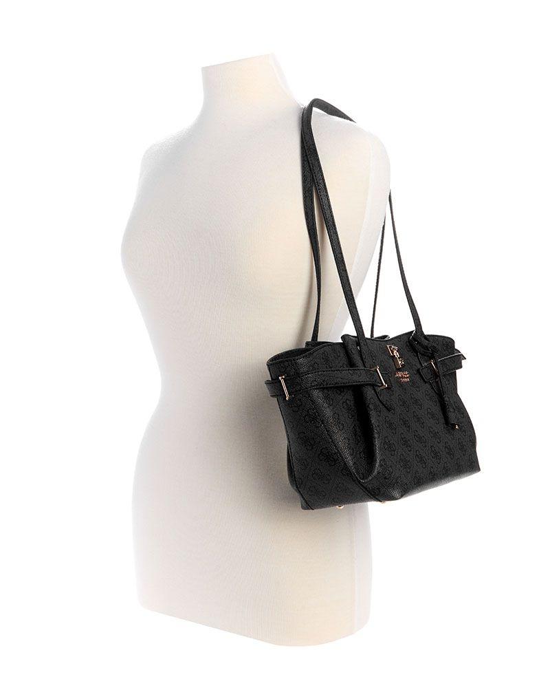 Cartera Guess Mujer Yesba Grlfrnd Shoulder Satchel Gris Oscuro-4