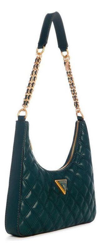 Cartera Guess Mujer Giully Top Zip Shoulder Bag Verde-1
