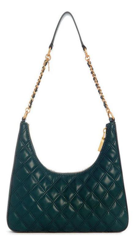 Cartera Guess Mujer Giully Top Zip Shoulder Bag Verde-2