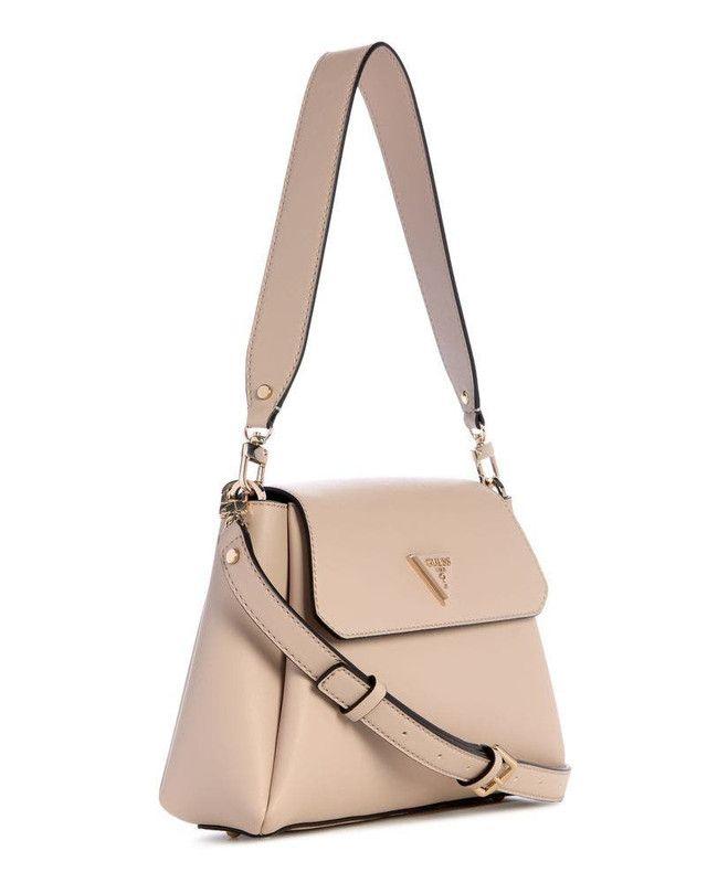 Cartera Guess Mujer Sora Girlfriend Flp Shldr Bag Crema-1