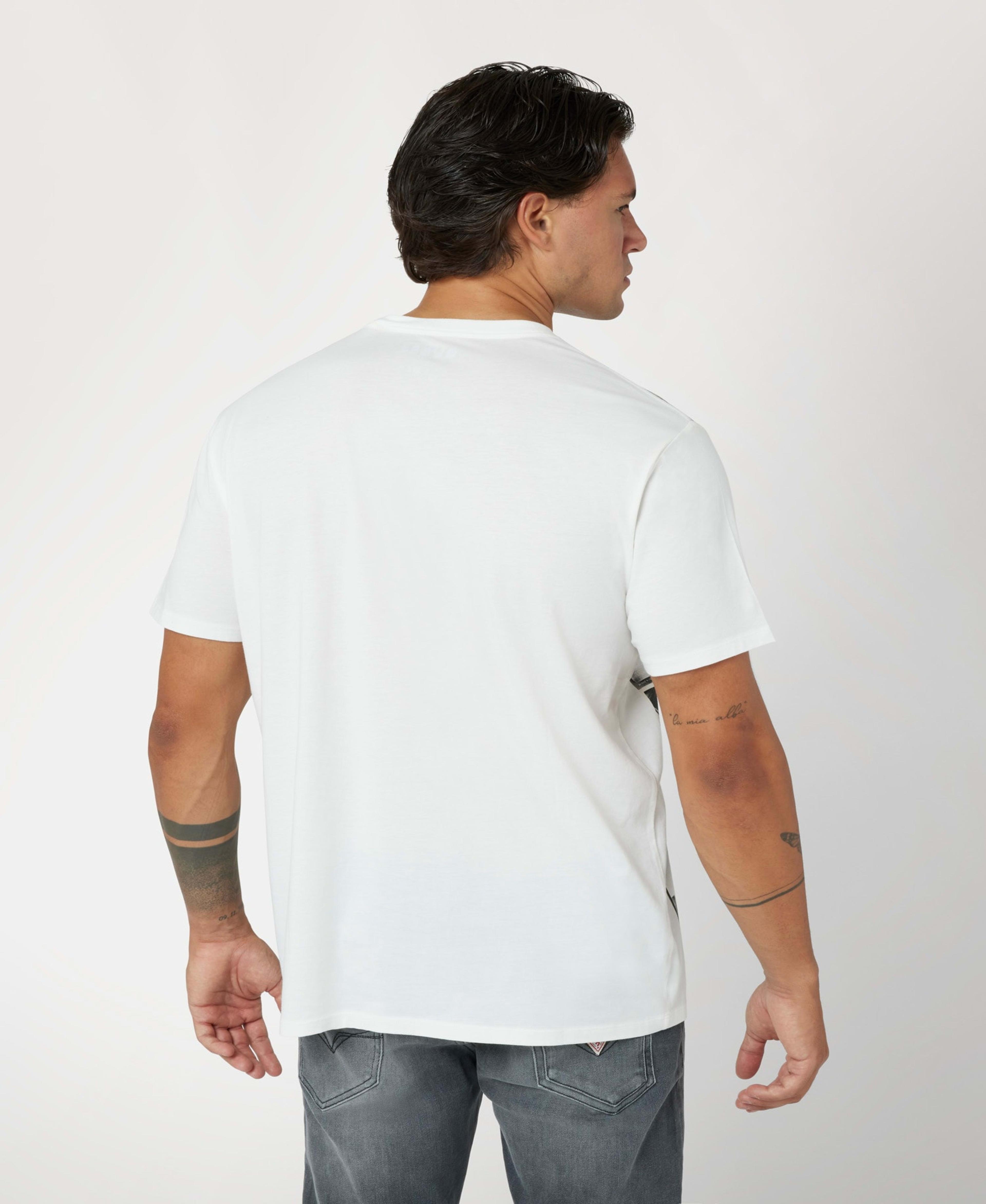 Polera Guess Hombre Ss Bsc World Cities Tee Amarillo-2