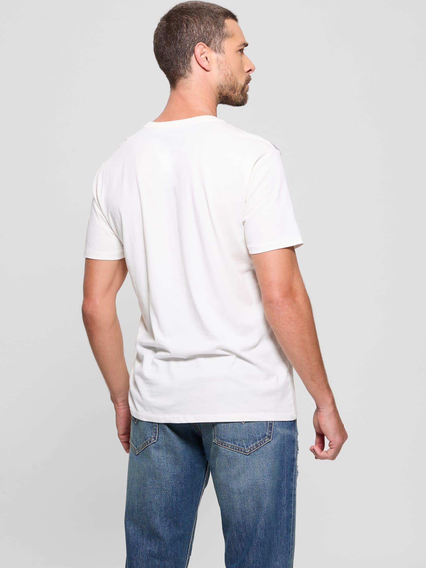 Polera Guess Hombre Ss Bsc World Cities Tee Amarillo-4