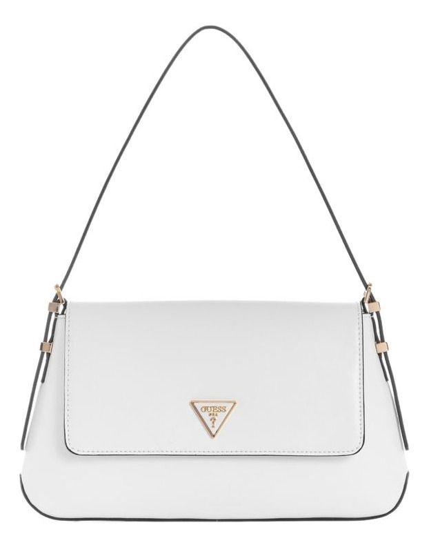 Cartera Guess Mujer Desideria Flap Shoulder Bag Blanco-0