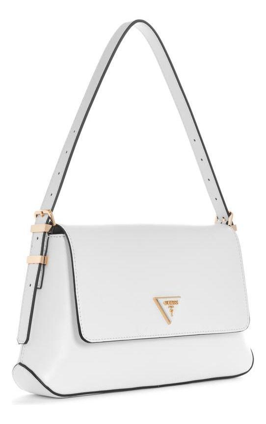 Cartera Guess Mujer Desideria Flap Shoulder Bag Blanco-1
