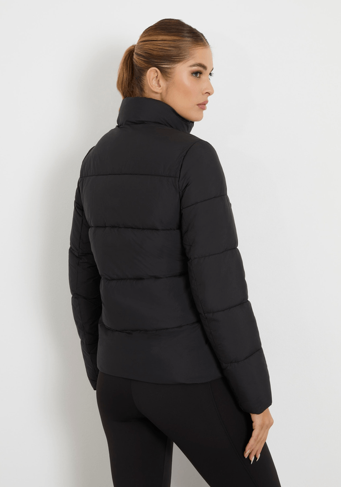 Chaqueta Guess Mujer Claudia Light Puffer Jacket Negro-4