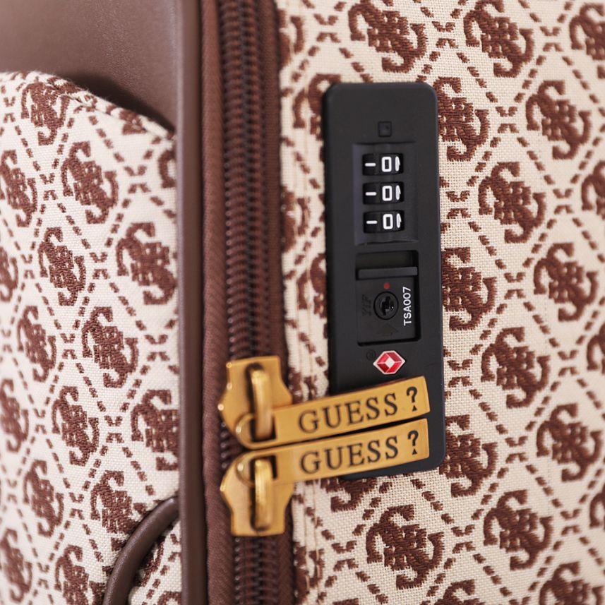 Maleta Guess Unisex Izzy 18 In 8-Wheeler Café-6