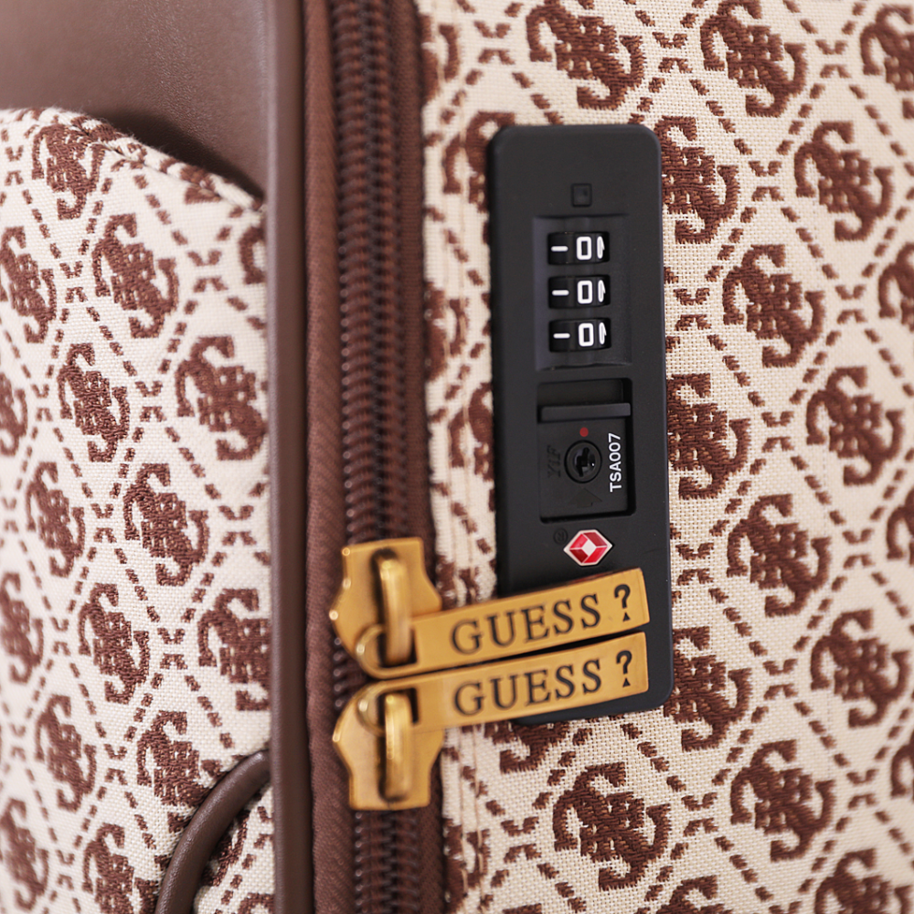 Maleta Guess Unisex Izzy 18 In 8-Wheeler Café-7