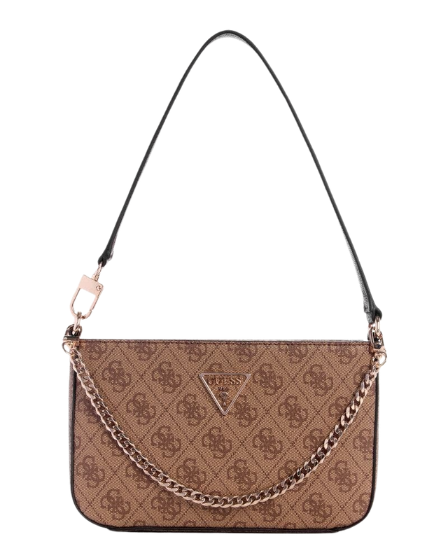 Cartera Guess Mujer Noelle Mini Top Zip Shoulder Café-0